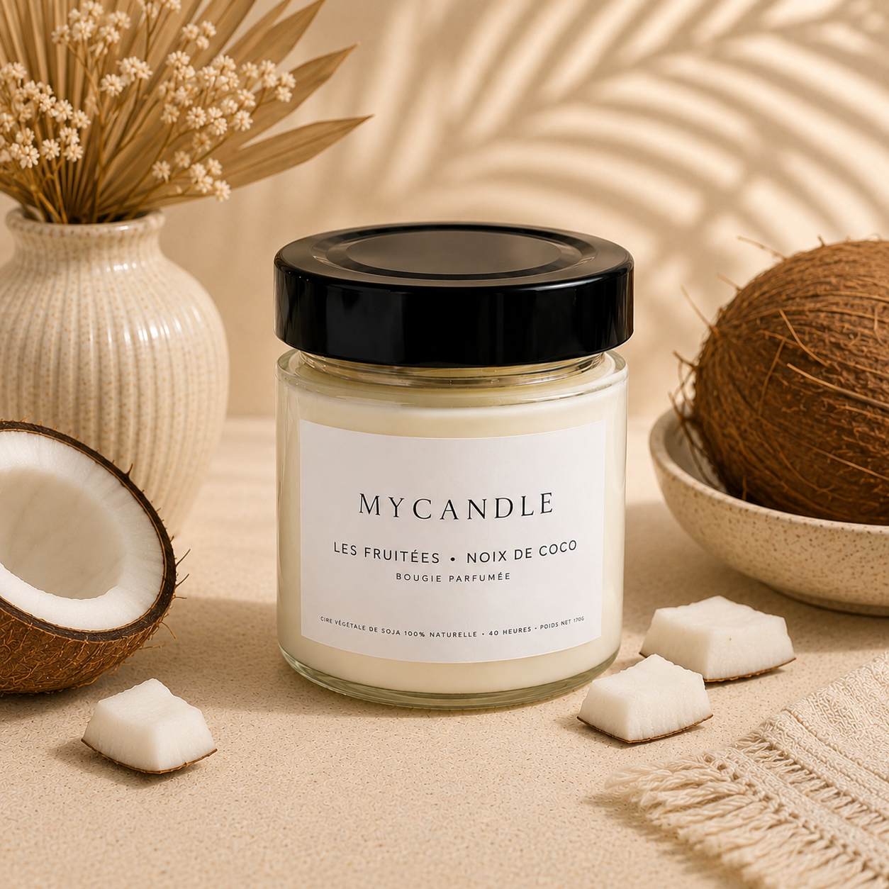 Bougie parfumée Noix de Coco