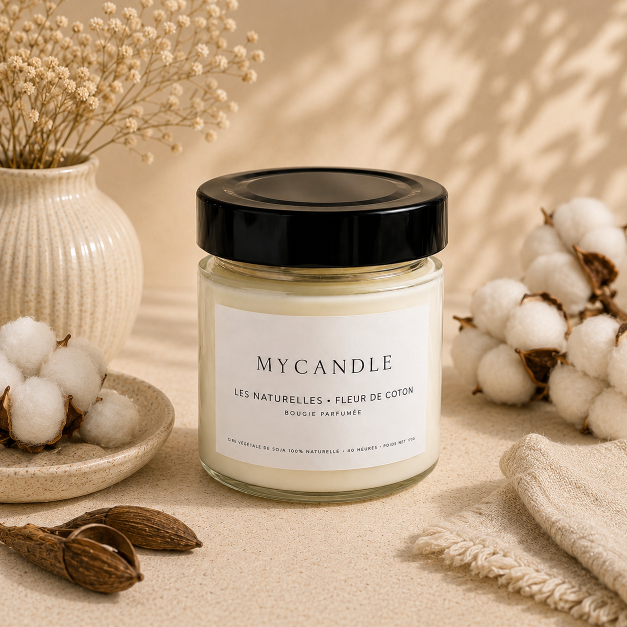 Bougie parfumée Fleur de Coton