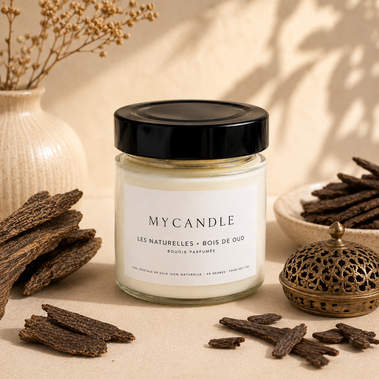 Bougie parfumée Bois de Oud