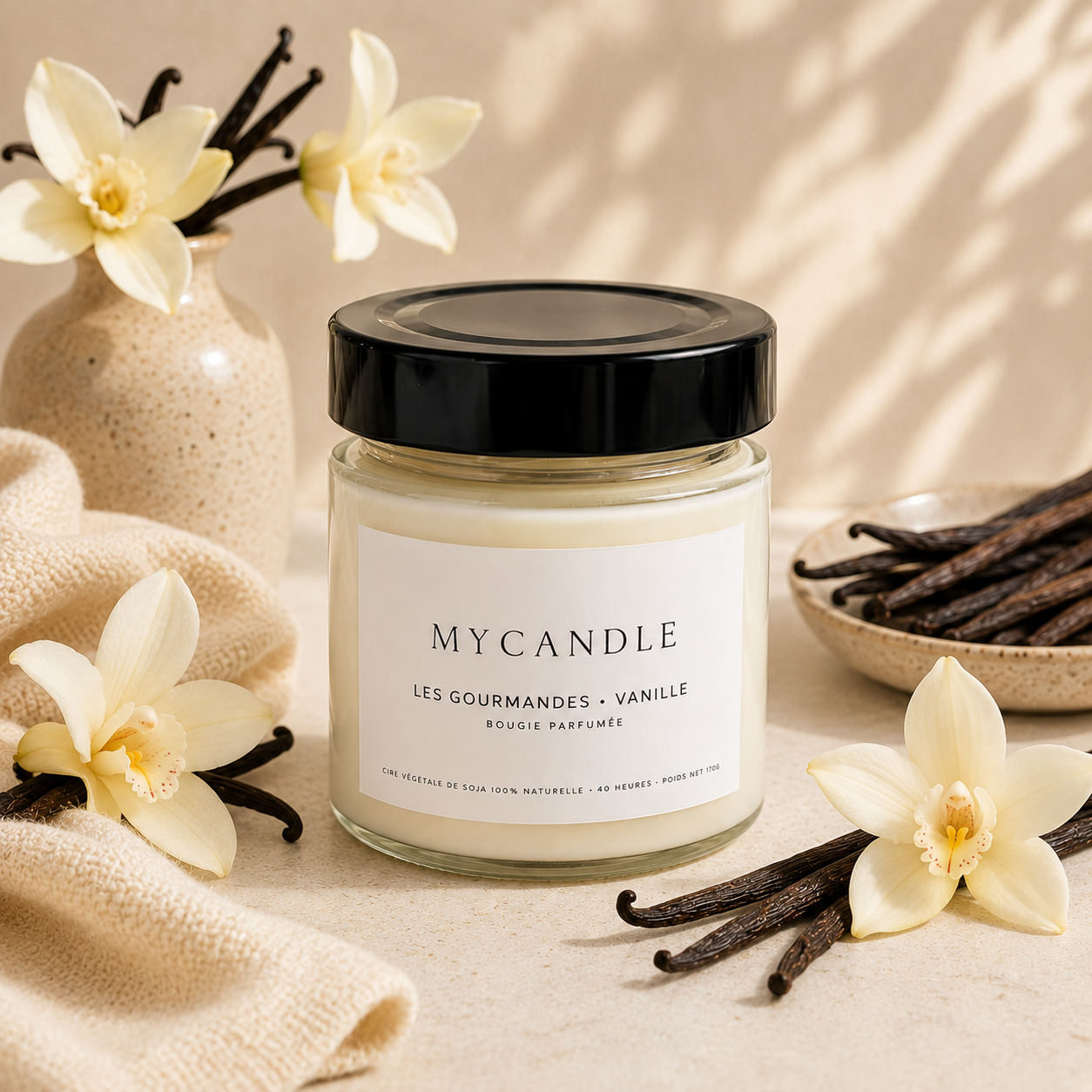 Bougie parfumée Vanille de Madagascar